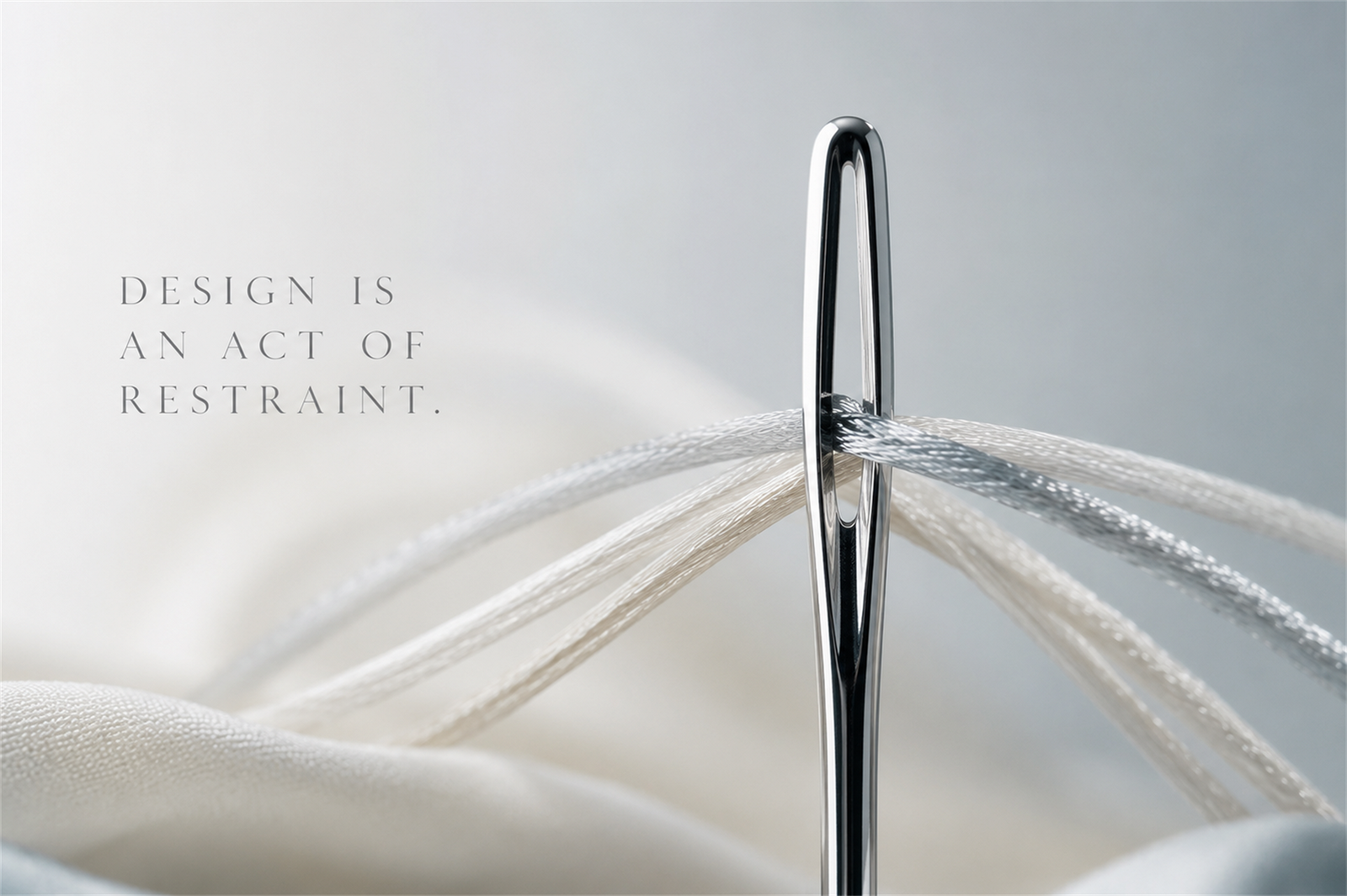Design Is an Act of Restraint